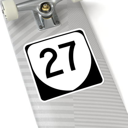 Virginia 27 (Virginia) (Road Sign) STICKER Vinyl Kiss-Cut Decal