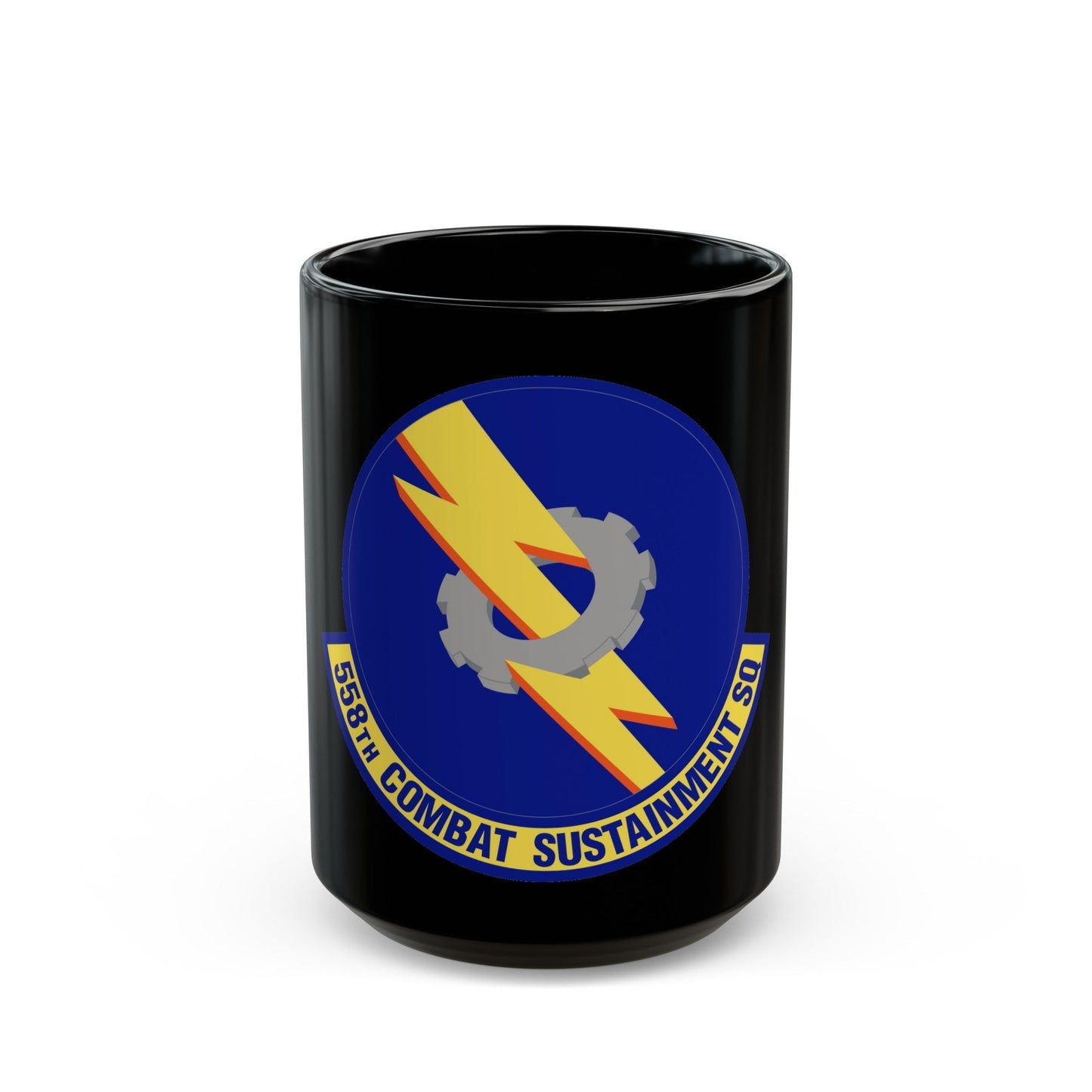 558th Combat Sustainment Squadron (U.S. Air Force) Black Coffee Mug-15oz-The Sticker Space