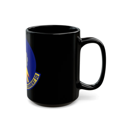 558th Combat Sustainment Squadron (U.S. Air Force) Black Coffee Mug-The Sticker Space