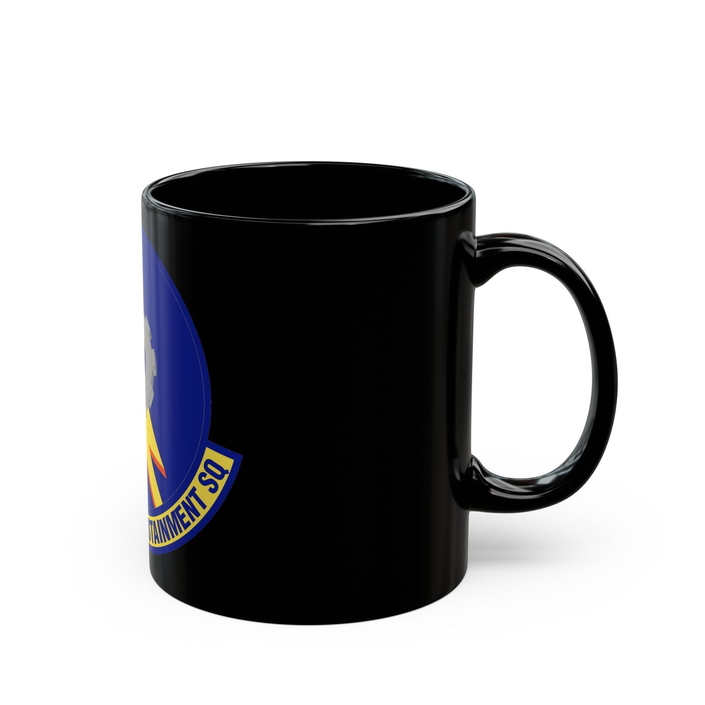 558th Combat Sustainment Squadron (U.S. Air Force) Black Coffee Mug-The Sticker Space