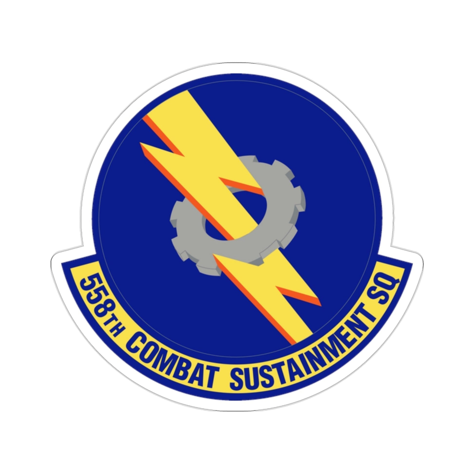 558th Combat Sustainment Squadron (U.S. Air Force) STICKER Vinyl Die-Cut Decal-2 Inch-The Sticker Space