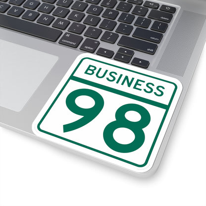 MD Route 98 Business (Maryland) (Road Sign) STICKER Vinyl Kiss-Cut Decal