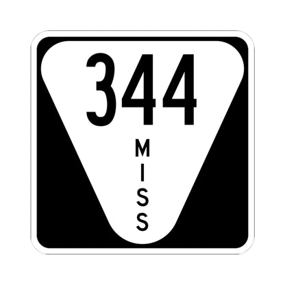 Mississippi 344 (Mississippi) (Road Sign) STICKER Vinyl Kiss-Cut Decal