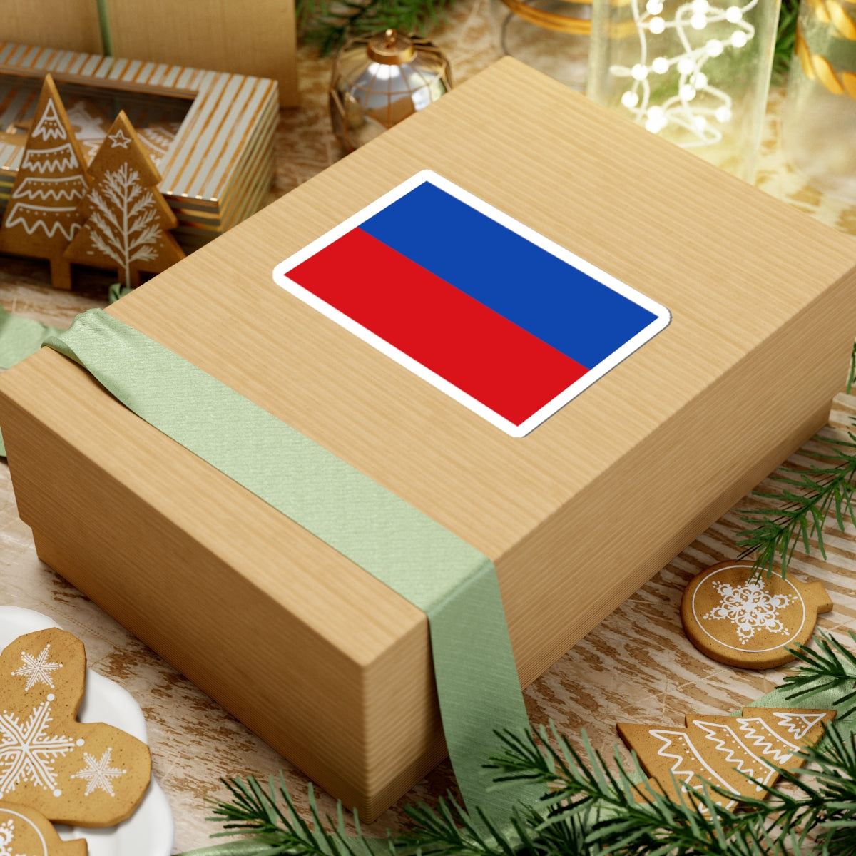 Flag of Lugo no coat of arms (Spain) STICKER Vinyl Kiss-Cut Decal