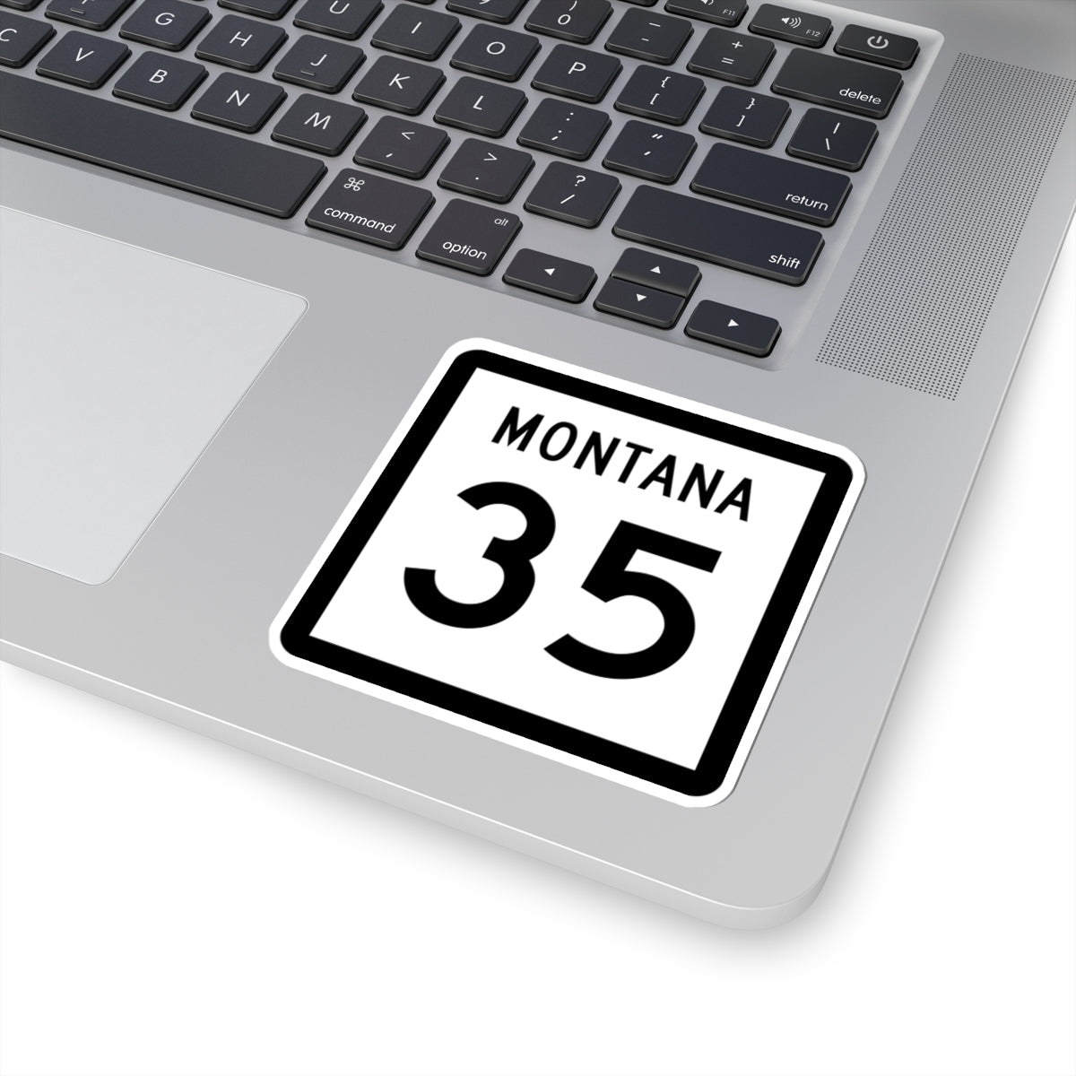 MT-35 (Montana) (Road Sign) STICKER Vinyl Kiss-Cut Decal