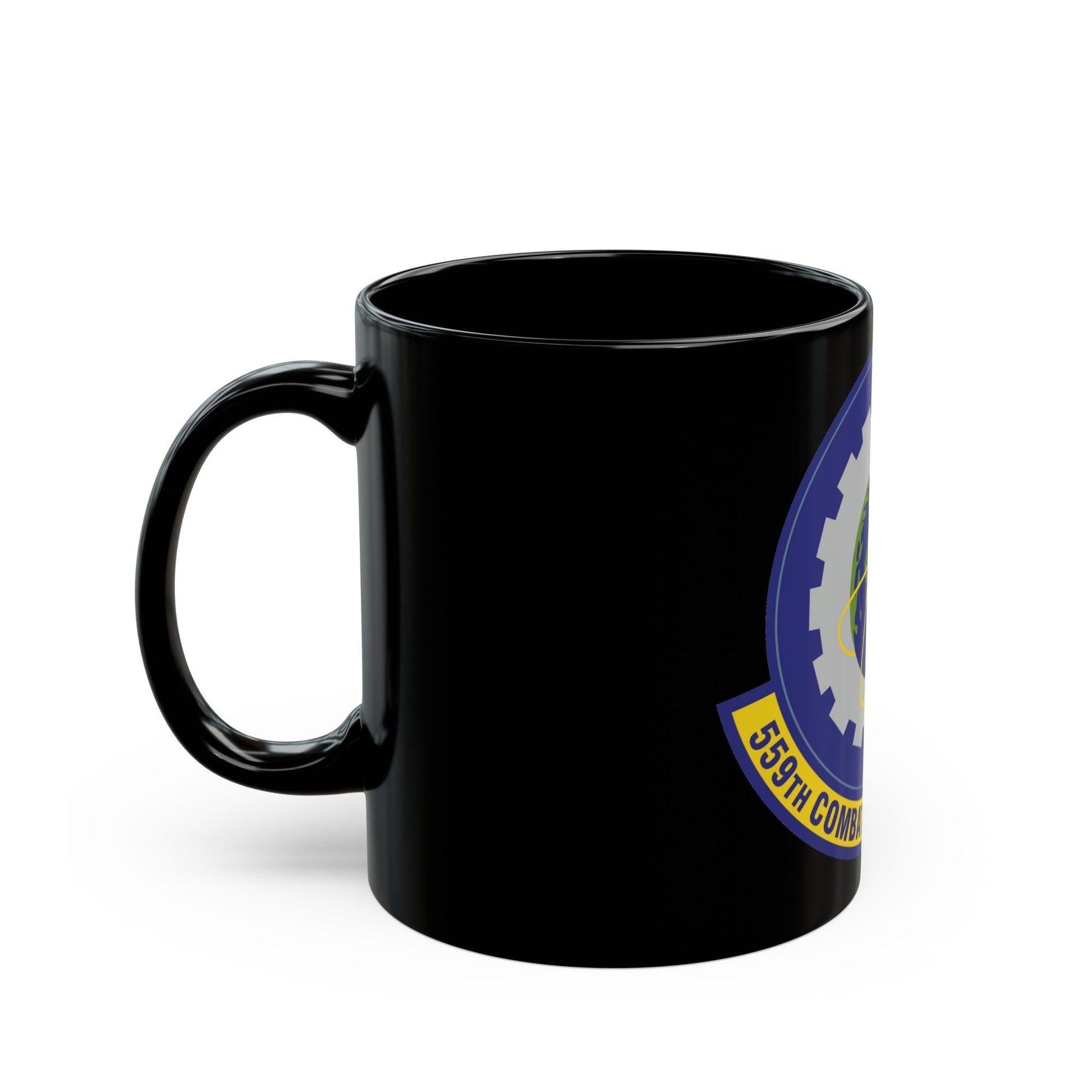 559th Combat Sustainment Squadron (U.S. Air Force) Black Coffee Mug-The Sticker Space