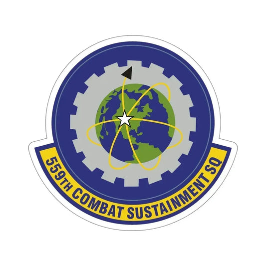 559th Combat Sustainment Squadron (U.S. Air Force) STICKER Vinyl Die-Cut Decal 6 Inch - The Sticker Space