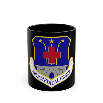 559th Medical Group (U.S. Air Force) Black Coffee Mug-11oz-The Sticker Space