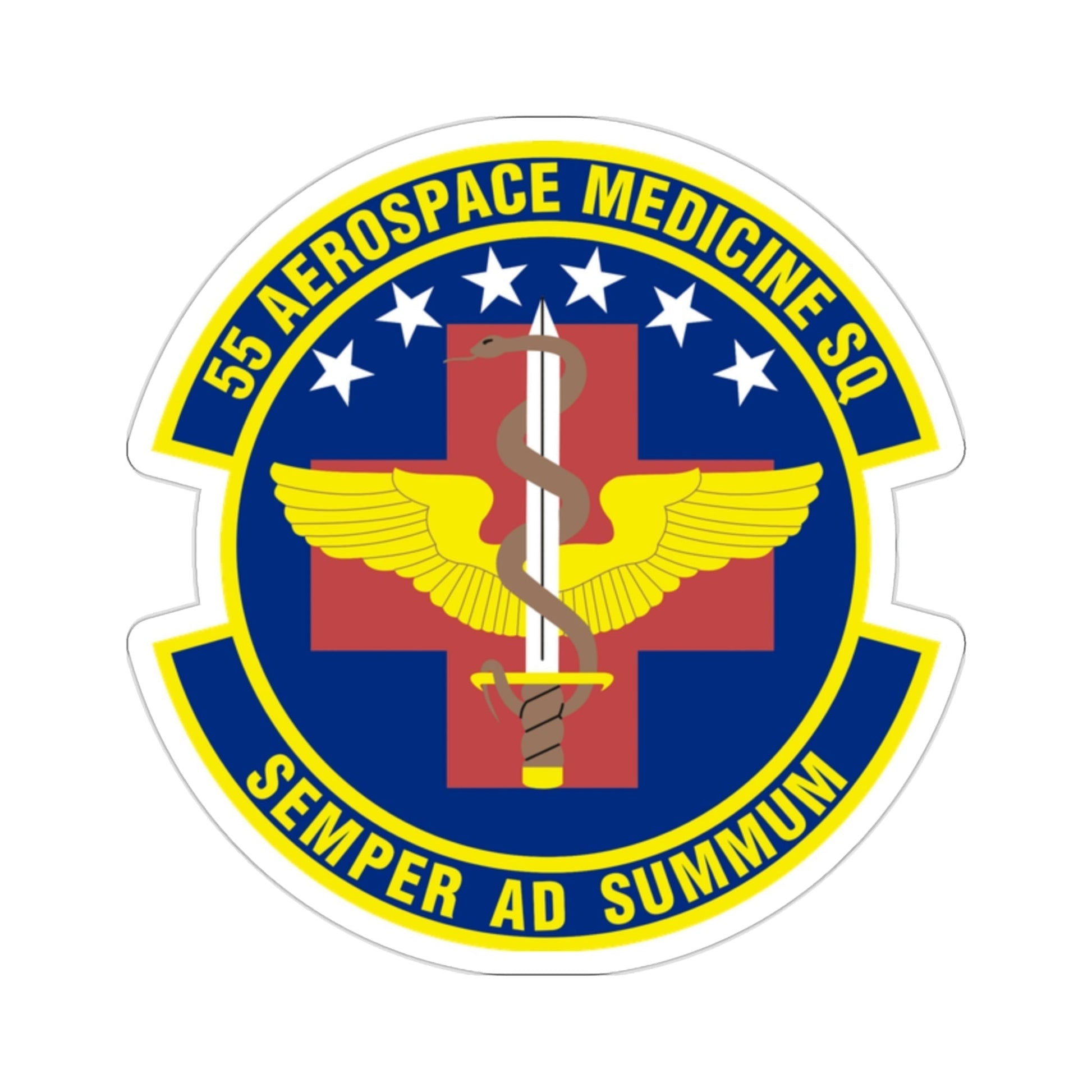 55th Aerospace Medicine Squadron (U.S. Air Force) STICKER Vinyl Die-Cut Decal-2 Inch-The Sticker Space