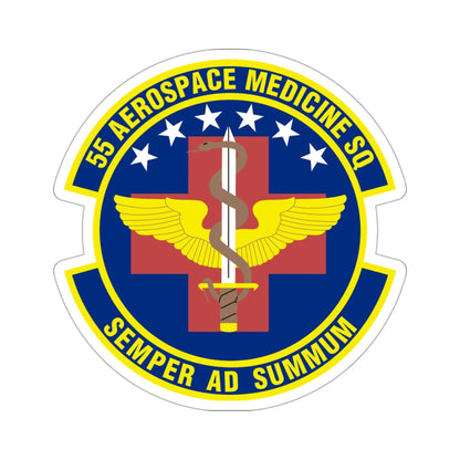 55th Aerospace Medicine Squadron (U.S. Air Force) STICKER Vinyl Die-Cut Decal-3 Inch-The Sticker Space