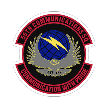 55th Communications Squadron (U.S. Air Force) STICKER Vinyl Die-Cut Decal-2 Inch-The Sticker Space