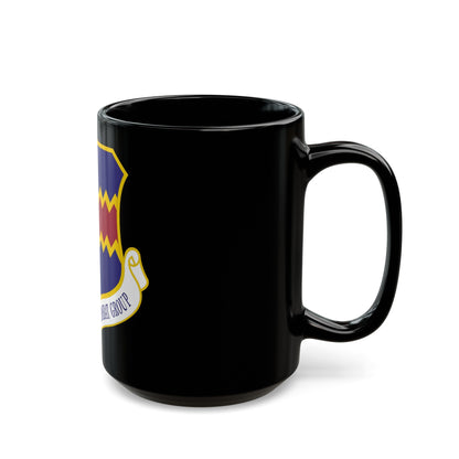 55th Electronic Combat Group (U.S. Air Force) Black Coffee Mug-The Sticker Space