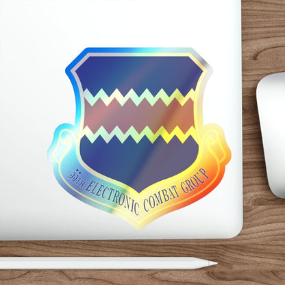 55th Electronic Combat Group (U.S. Air Force) Holographic STICKER Die-Cut Vinyl Decal-The Sticker Space