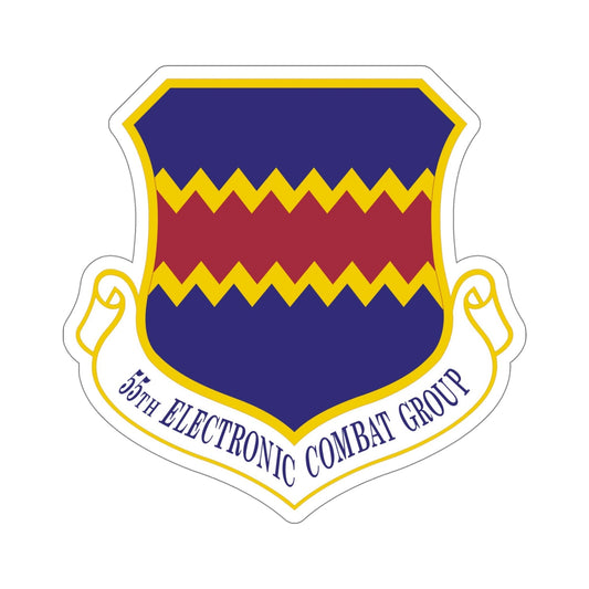 55th Electronic Combat Group (U.S. Air Force) STICKER Vinyl Die-Cut Decal-6 Inch-The Sticker Space