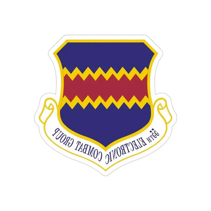 55th Electronic Combat Group (U.S. Air Force) REVERSE PRINT Transparent Die-Cut STICKER - The Sticker Space