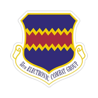 55th Electronic Combat Group (U.S. Air Force) STICKER Vinyl Die-Cut Decal 3 Inch - The Sticker Space