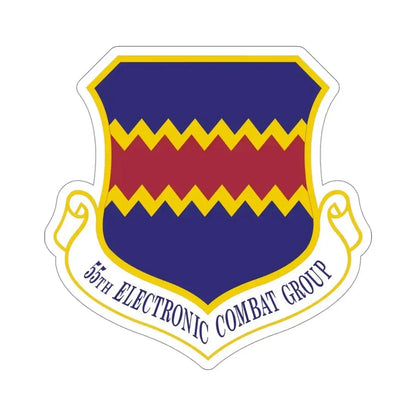 55th Electronic Combat Group (U.S. Air Force) STICKER Vinyl Die-Cut Decal 4 Inch - The Sticker Space