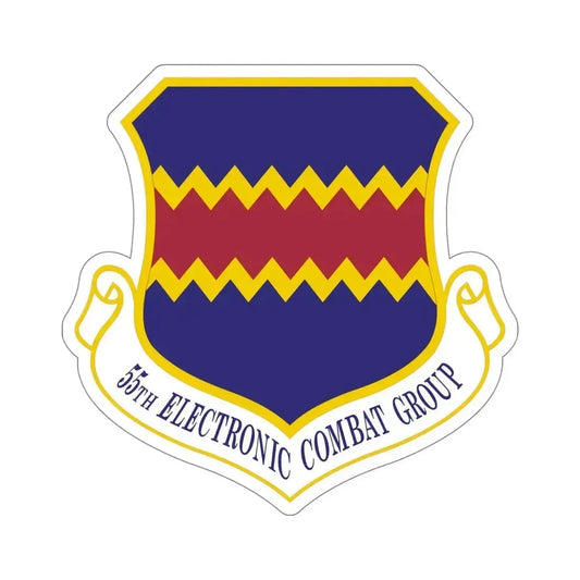 55th Electronic Combat Group (U.S. Air Force) STICKER Vinyl Die-Cut Decal 6 Inch - The Sticker Space