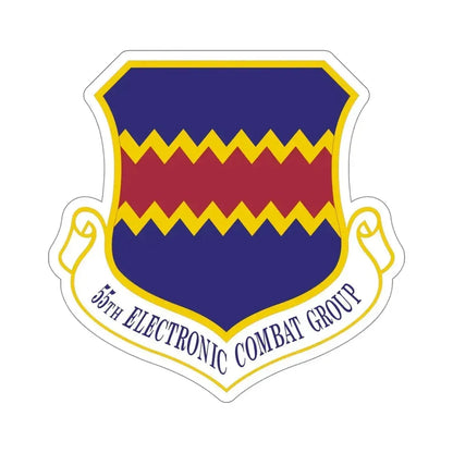 55th Electronic Combat Group (U.S. Air Force) STICKER Vinyl Die-Cut Decal 6 Inch - The Sticker Space
