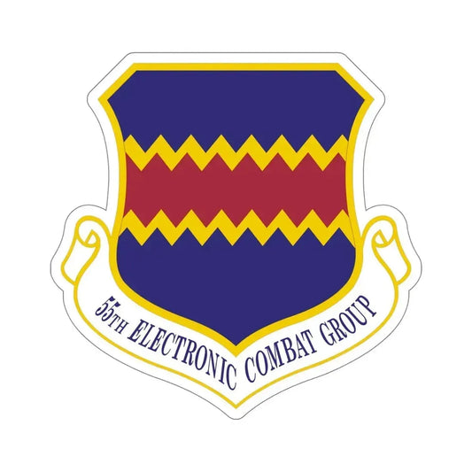 55th Electronic Combat Group (U.S. Air Force) STICKER Vinyl Die-Cut Decal 6 Inch - The Sticker Space