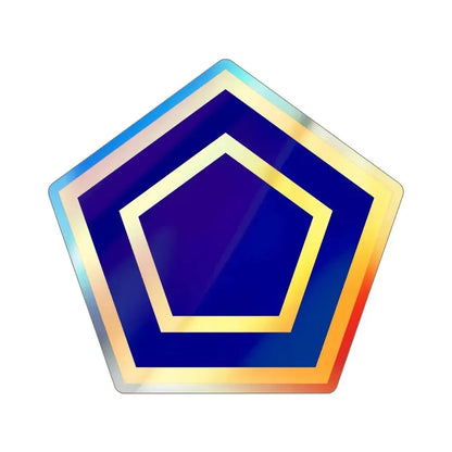 55th Infantry Division (U.S. Army) Holographic STICKER Die-Cut Vinyl Decal 4 Inch Holographic - The Sticker Space