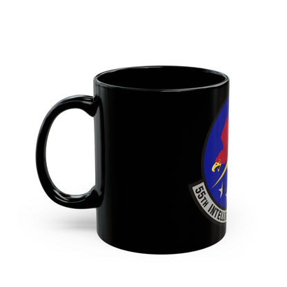 55th Intelligence Support Squadron (U.S. Air Force) Black Coffee Mug-The Sticker Space