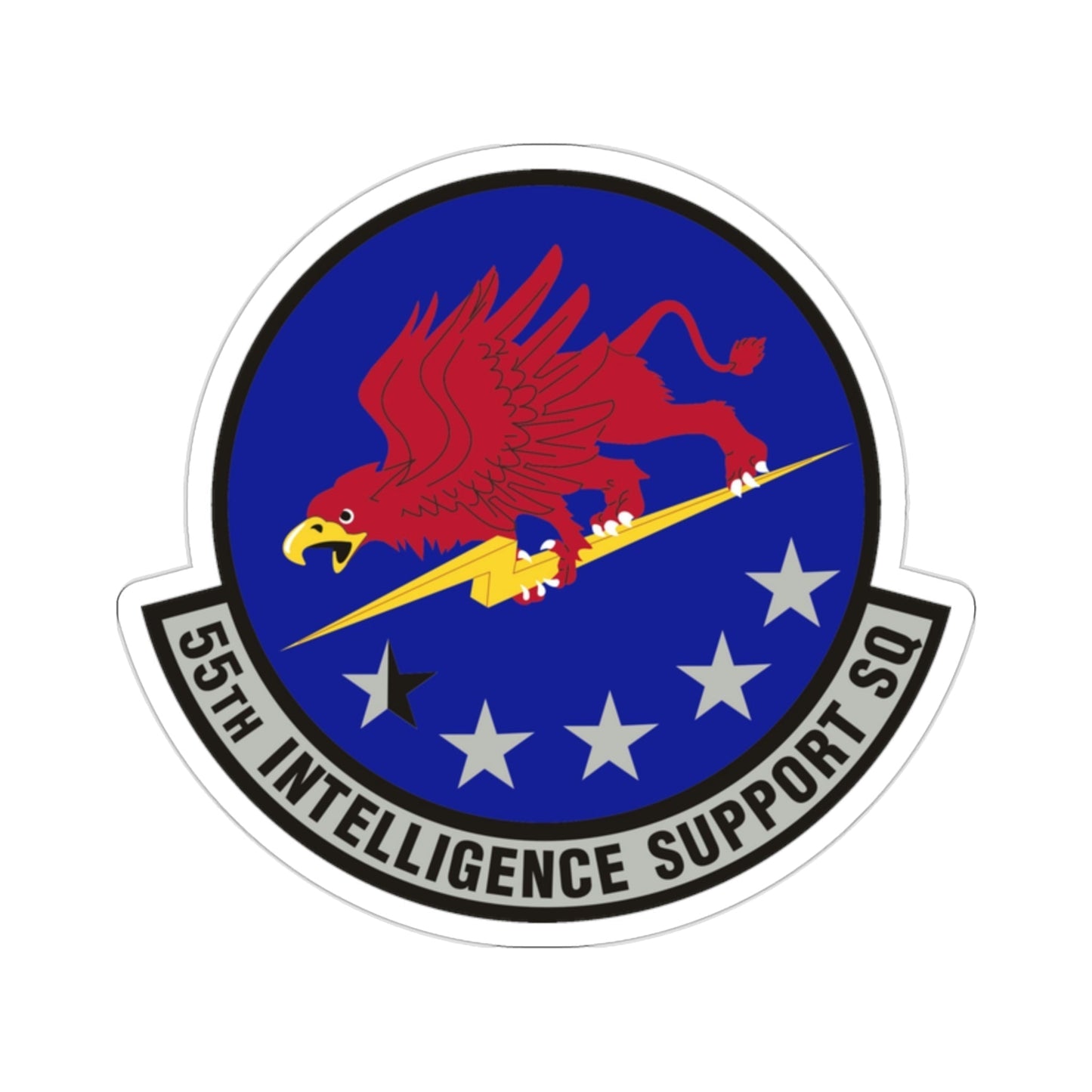 55th Intelligence Support Squadron (U.S. Air Force) STICKER Vinyl Die-Cut Decal-2 Inch-The Sticker Space