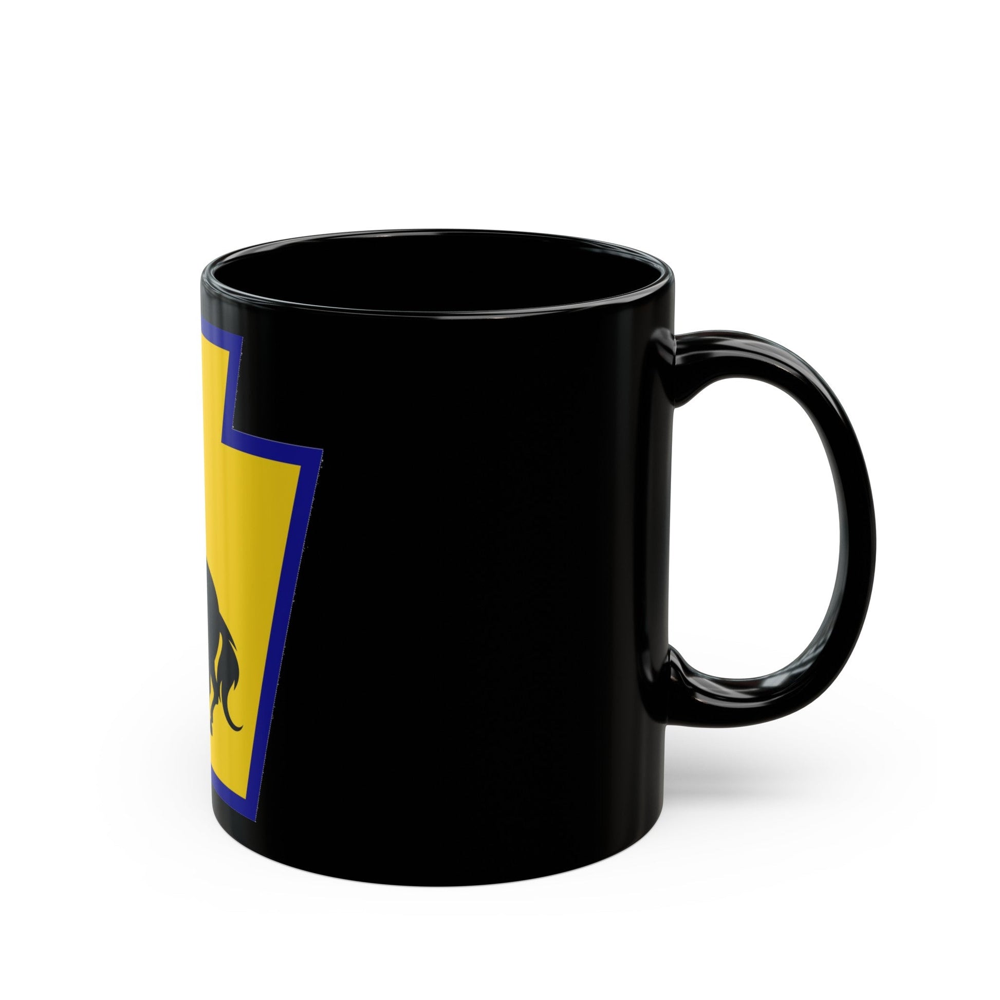 55th Maneuver Enhancement Brigade (U.S. Army) Black Coffee Mug-The Sticker Space