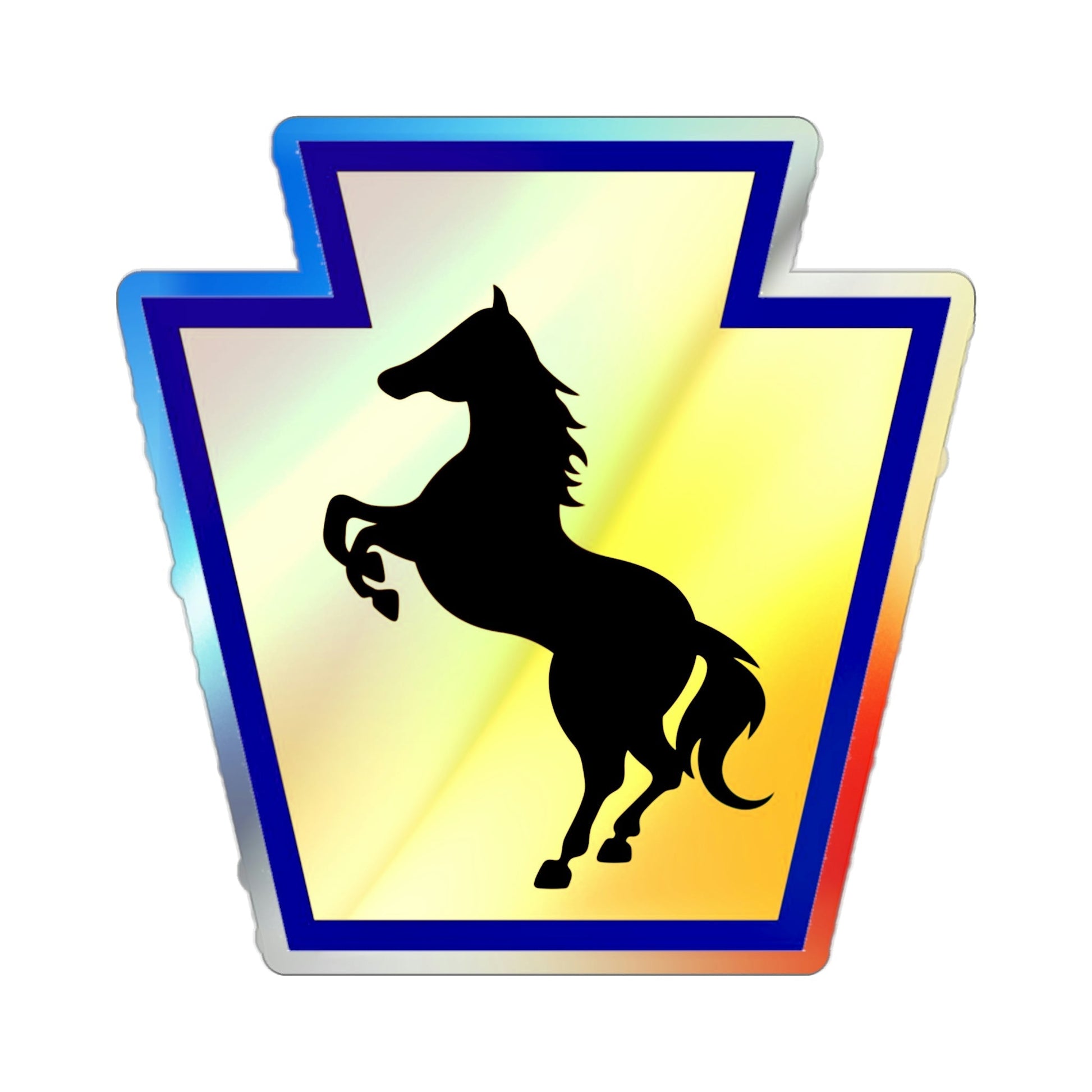 55th Maneuver Enhancement Brigade (U.S. Army) Holographic STICKER Die-Cut Vinyl Decal-2 Inch-The Sticker Space