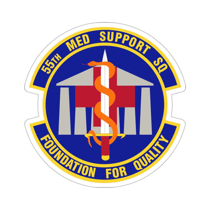 55th Medical Support Squadron (U.S. Air Force) STICKER Vinyl Die-Cut Decal-3 Inch-The Sticker Space