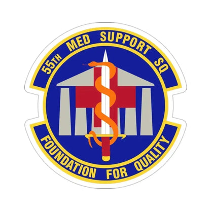 55th Medical Support Squadron (U.S. Air Force) STICKER Vinyl Die-Cut Decal 2 Inch - The Sticker Space