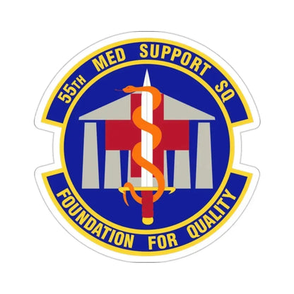 55th Medical Support Squadron (U.S. Air Force) STICKER Vinyl Die-Cut Decal - The Sticker Space