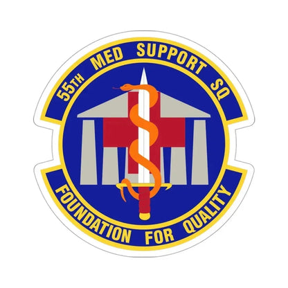 55th Medical Support Squadron (U.S. Air Force) STICKER Vinyl Die-Cut Decal - The Sticker Space