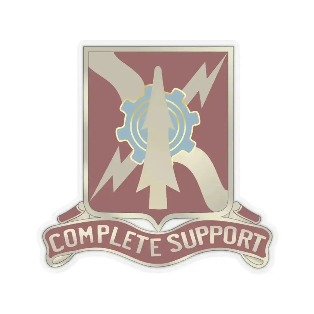 55th Support Battalion (U.S. Army) STICKER Vinyl Kiss-Cut Decal 6 Inch Transparent - The Sticker Space