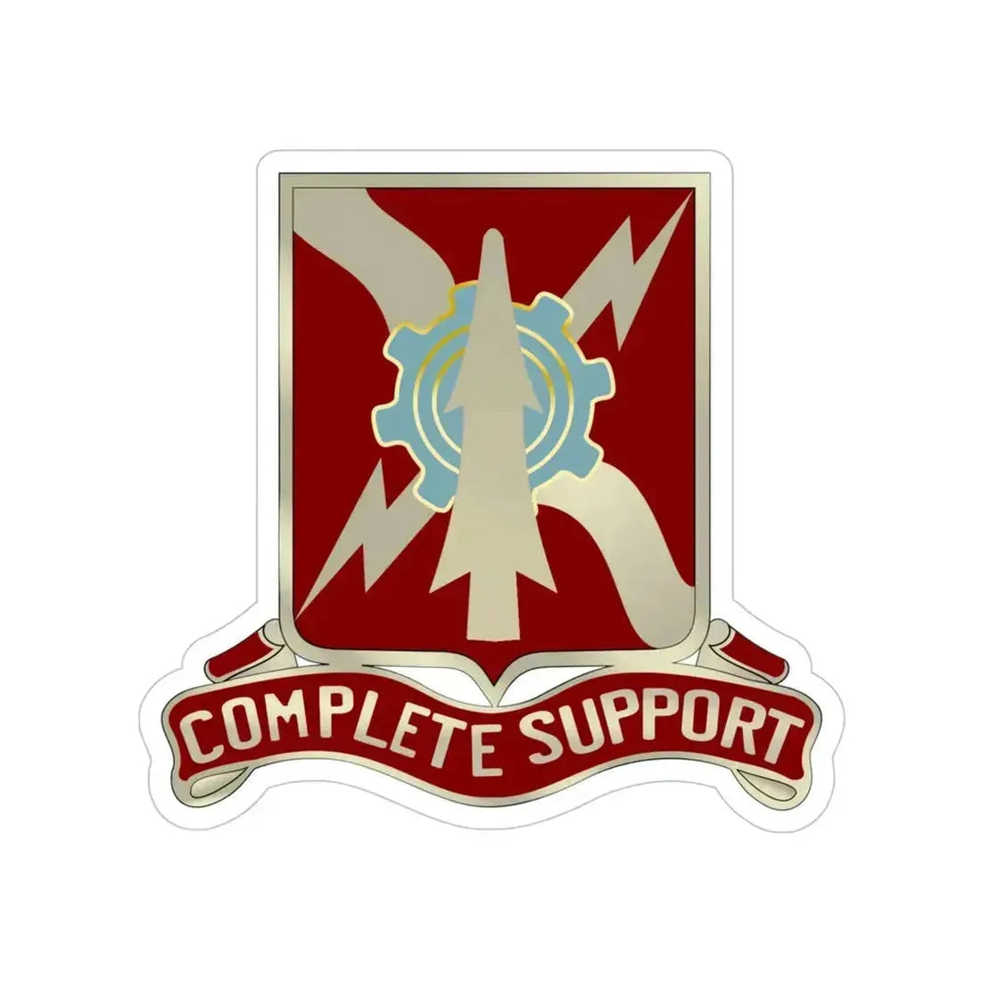 55th Support Battalion (U.S. Army) Transparent STICKER Die-Cut Vinyl Decal 4 Inch - The Sticker Space