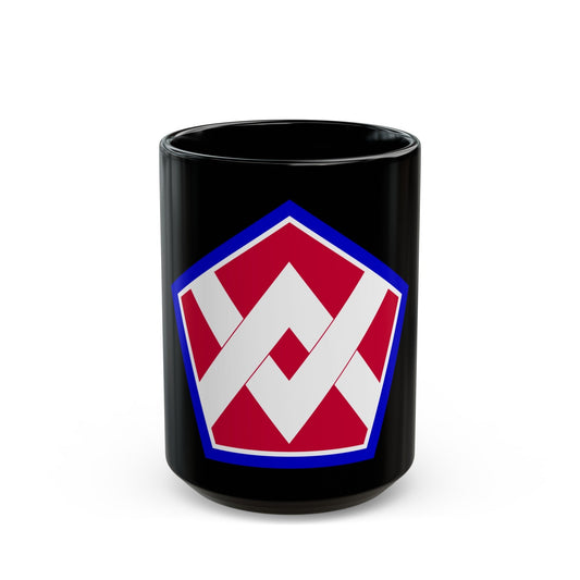 55th Sustainment Brigade (U.S. Army) Black Coffee Mug-15oz-The Sticker Space