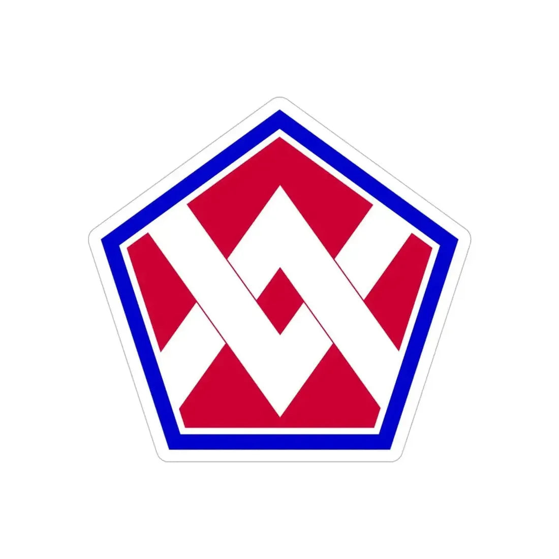 55th Sustainment Brigade (U.S. Army) REVERSE PRINT Transparent Die-Cut STICKER - The Sticker Space