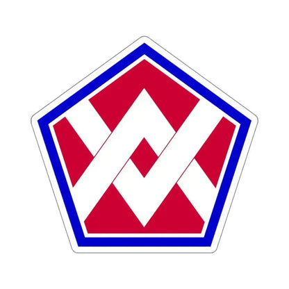 55th Sustainment Brigade (U.S. Army) STICKER Vinyl Kiss-Cut Decal 4 Inch White - The Sticker Space