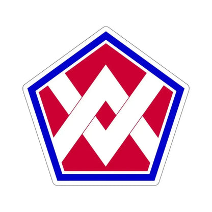 55th Sustainment Brigade (U.S. Army) STICKER Vinyl Kiss-Cut Decal 6 Inch White - The Sticker Space