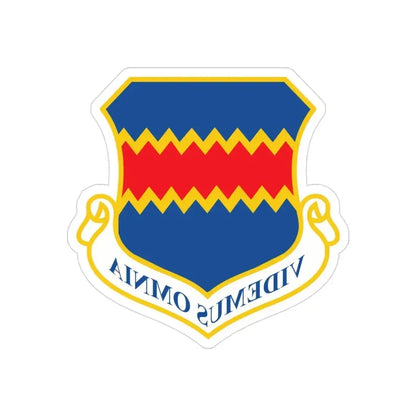 55th Wing (U.S. Air Force) REVERSE PRINT Transparent Die-Cut STICKER - The Sticker Space