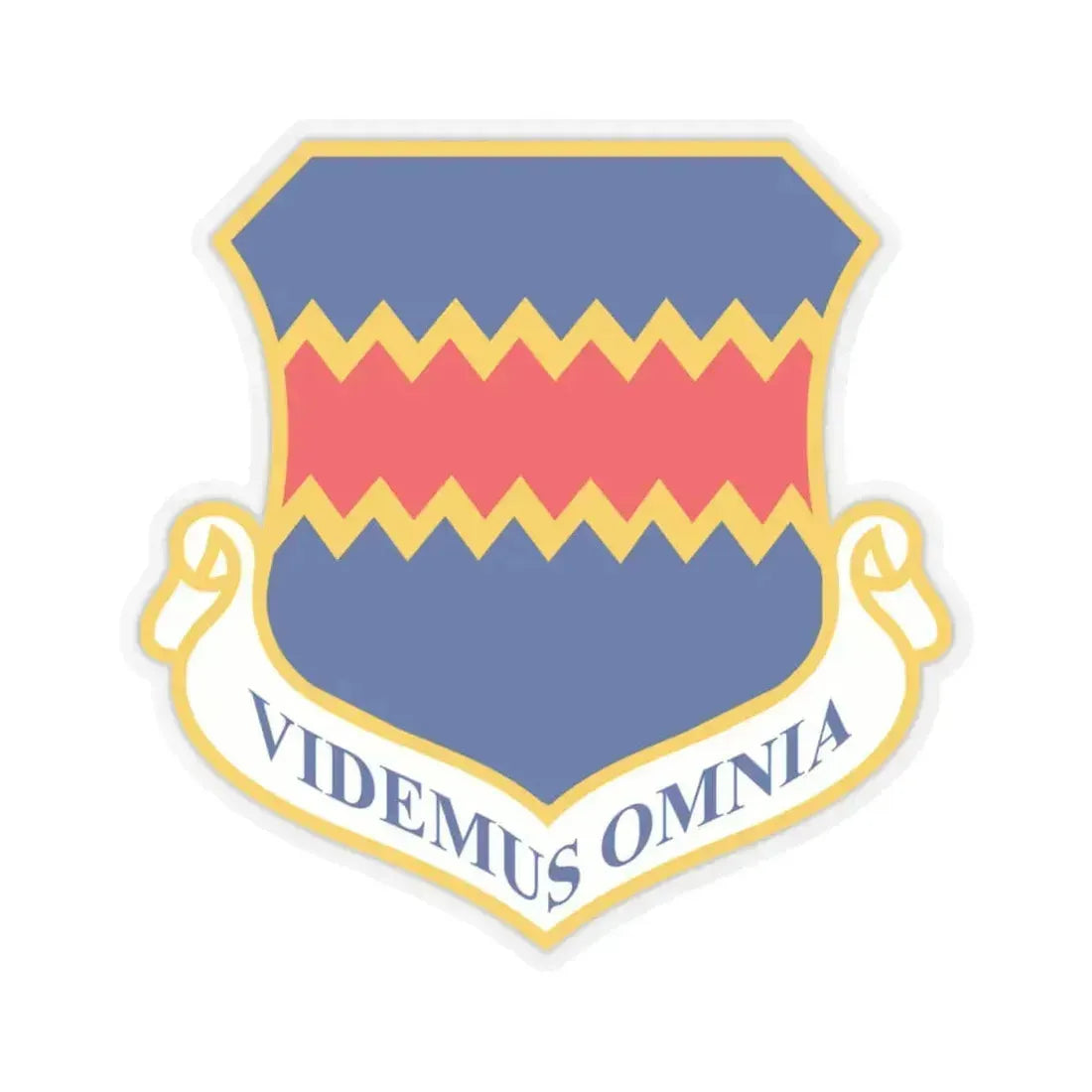 55th Wing (U.S. Air Force) STICKER Vinyl Kiss-Cut Decal 4 Inch Transparent - The Sticker Space