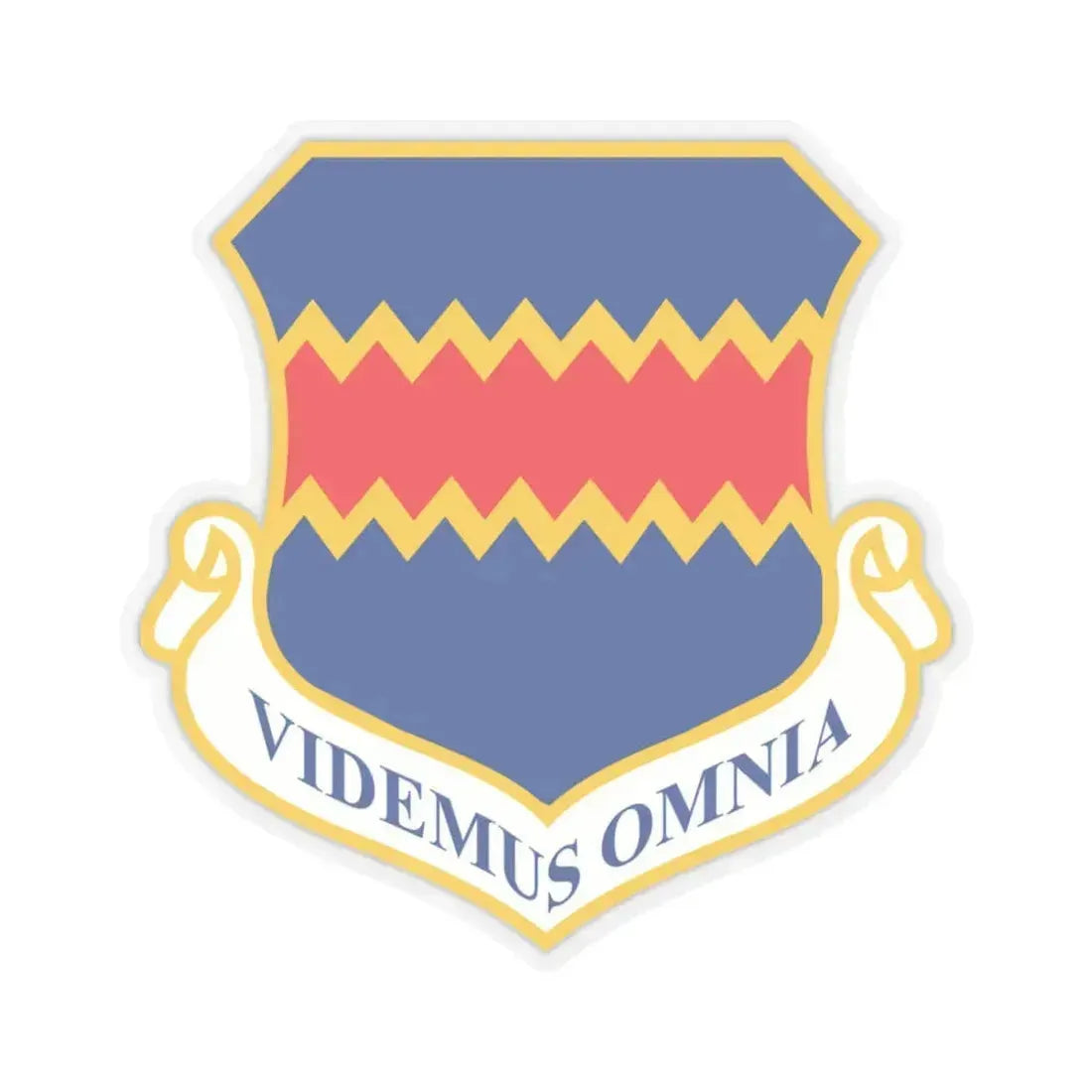 55th Wing (U.S. Air Force) STICKER Vinyl Kiss-Cut Decal 6 Inch Transparent - The Sticker Space