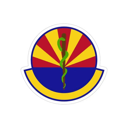 56 Healthcare Operations Squadron AETC (U.S. Air Force) REVERSE PRINT Transparent Die-Cut STICKER 6 Inch Die-Cut Transparent - The Sticker Space