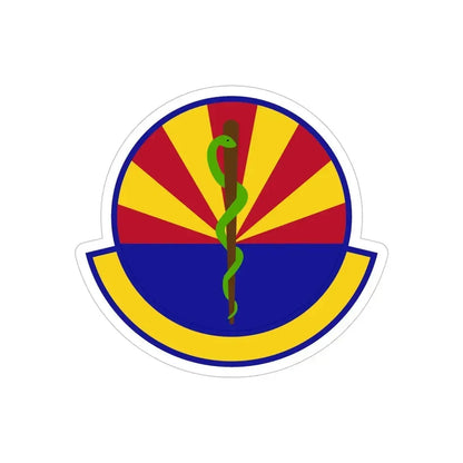 56 Healthcare Operations Squadron AETC (U.S. Air Force) REVERSE PRINT Transparent Die-Cut STICKER - The Sticker Space