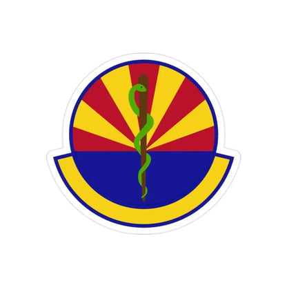 56 Healthcare Operations Squadron AETC (U.S. Air Force) REVERSE PRINT Transparent Die-Cut STICKER - The Sticker Space