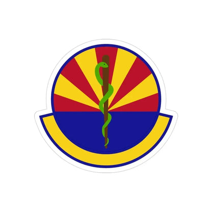 56 Healthcare Operations Squadron AETC (U.S. Air Force) REVERSE PRINT Transparent Die-Cut STICKER - The Sticker Space