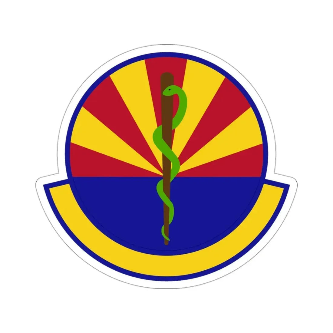 56 Healthcare Operations Squadron AETC (U.S. Air Force) STICKER Vinyl Die-Cut Decal - The Sticker Space