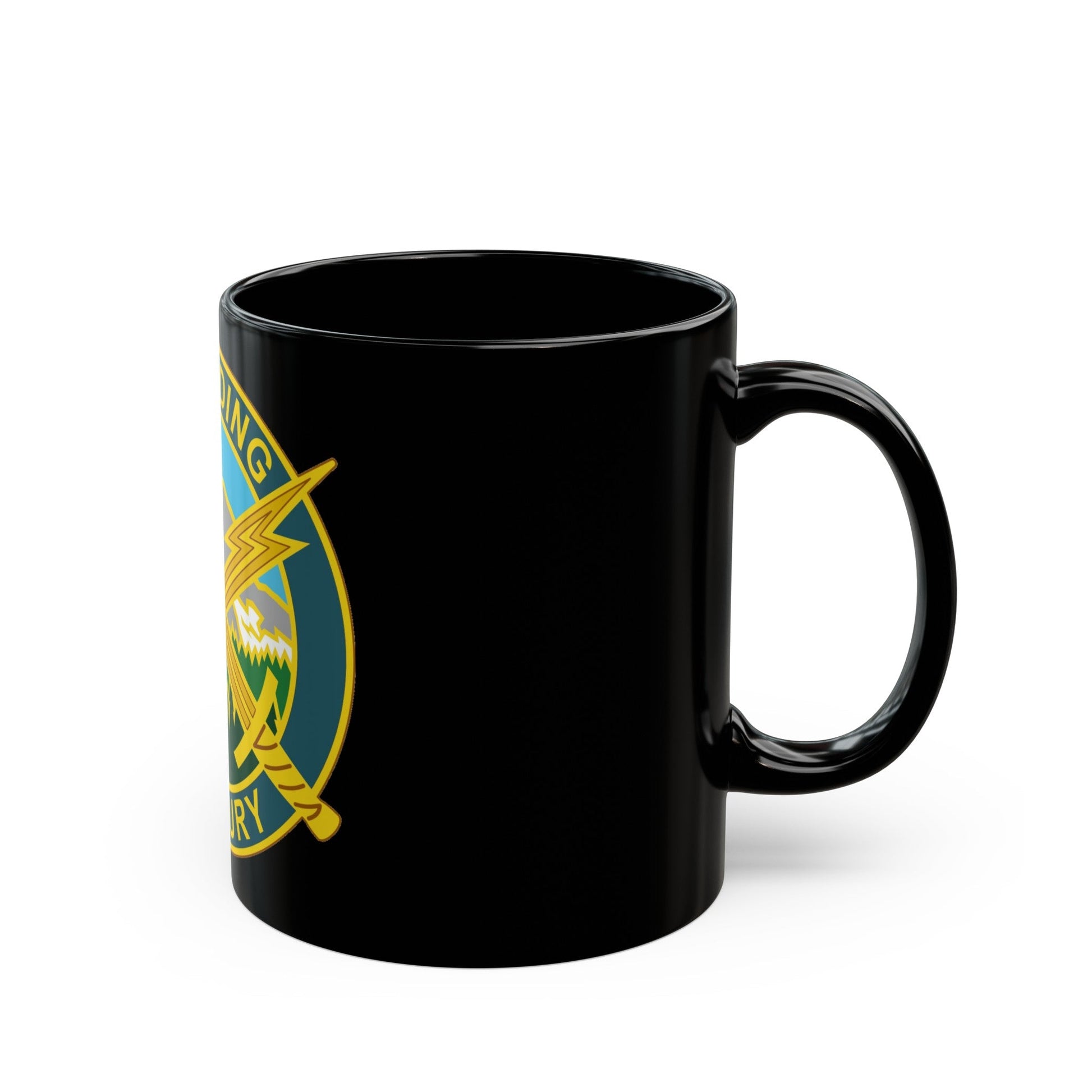 56 Information Operations Group (U.S. Army) Black Coffee Mug-The Sticker Space