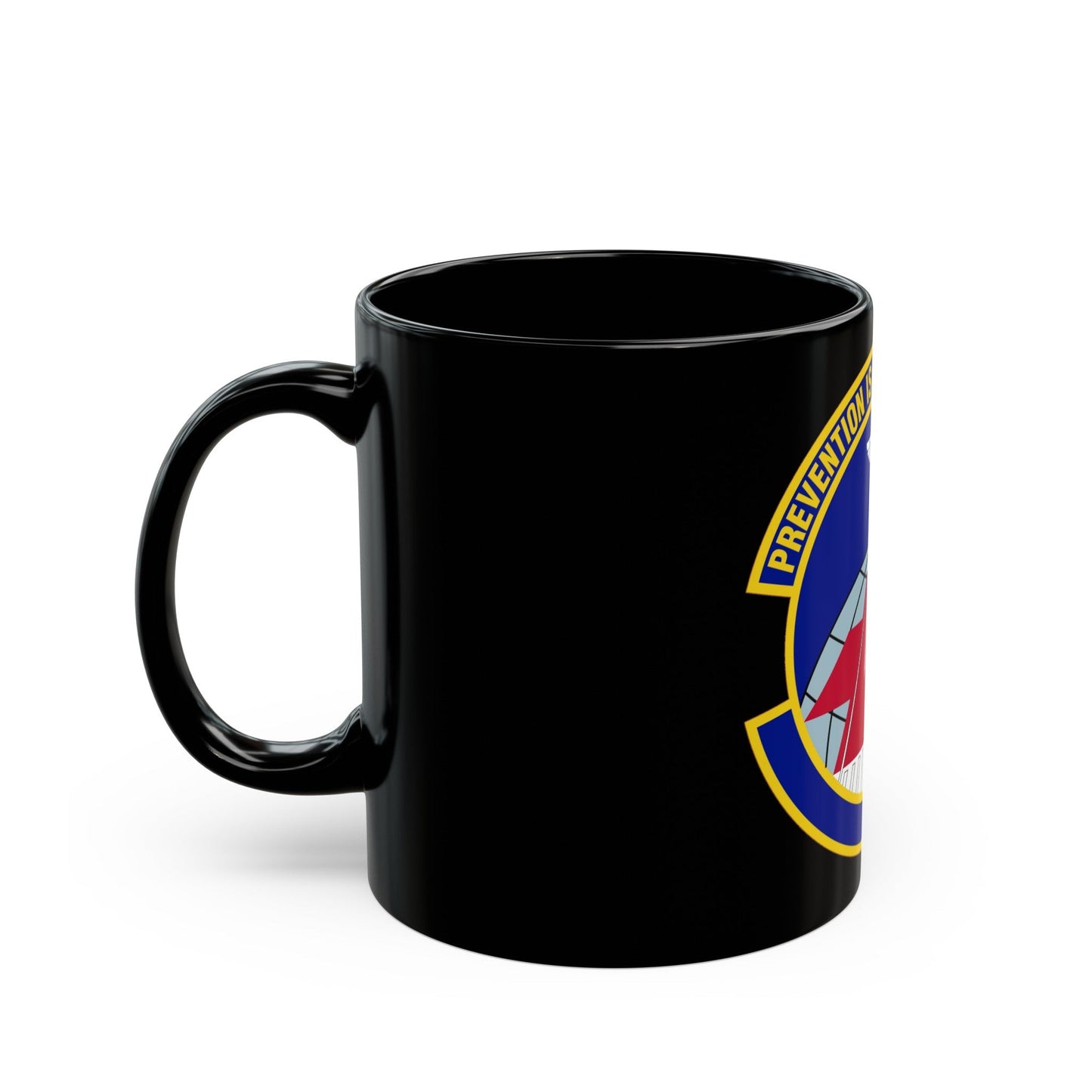 56 Operational Medical Readiness Squadron AETC (U.S. Air Force) Black Coffee Mug-The Sticker Space