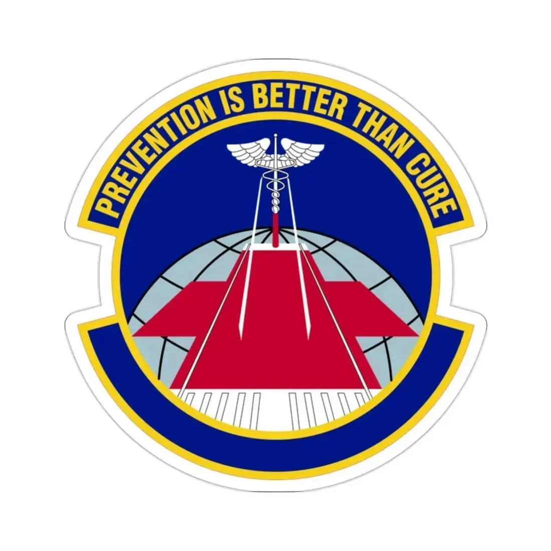 56 Operational Medical Readiness Squadron AETC (U.S. Air Force) STICKER Vinyl Die-Cut Decal 2 Inch - The Sticker Space